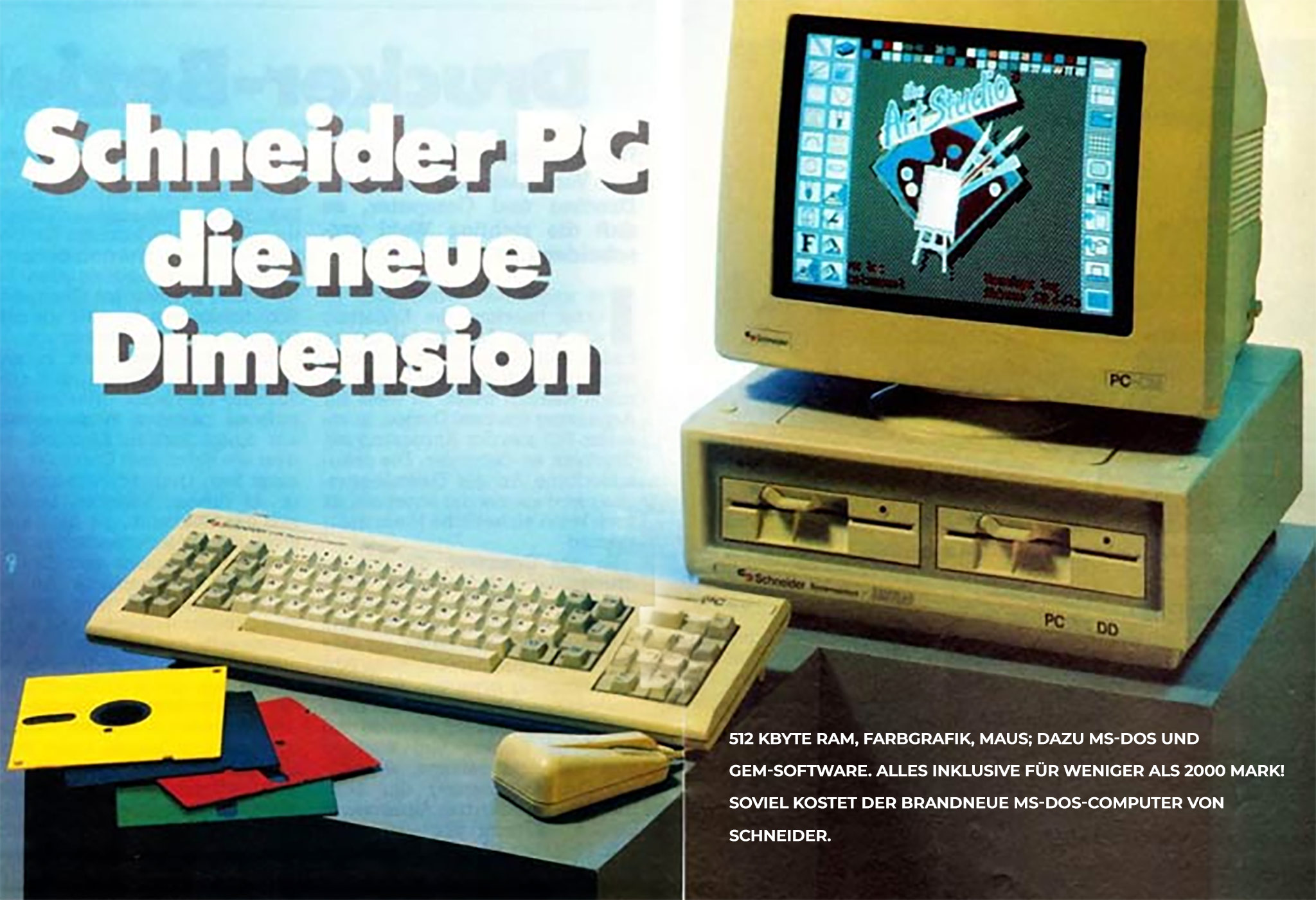 PC Magazin Artikel über den PC-1512 von 1987
